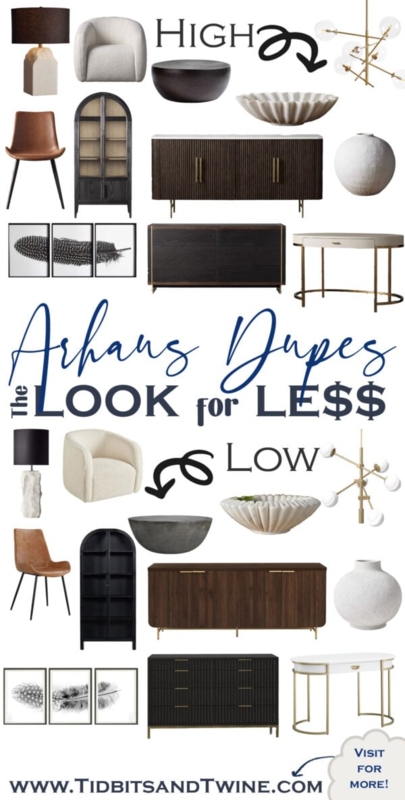 Affordable Arhaus Furniture Dupes for Stylish Interiors