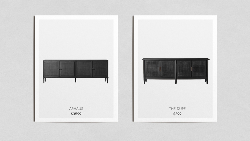 Affordable Black Media Console Dupes Comparison
