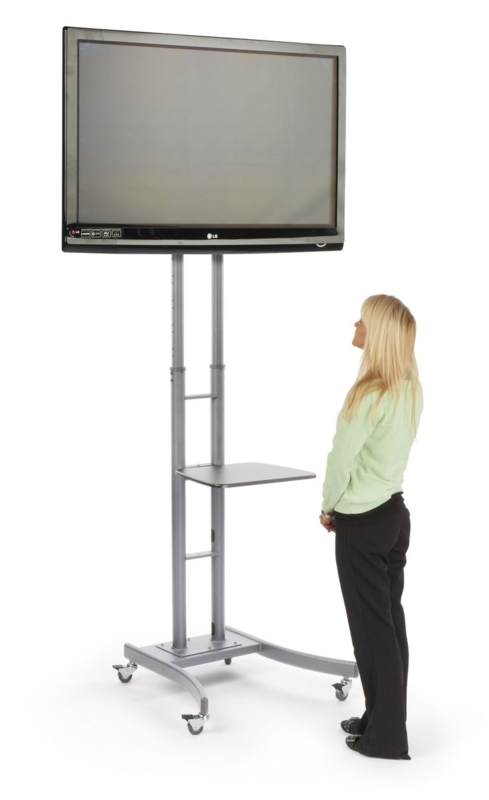 Amazon.com: Portable TV Stand with Wheels for LCD, Plasma or LED TVs ...
