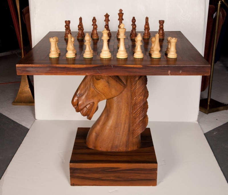 American Fantasy Knight Chess Table at 1stDibs | knight on chess board ...