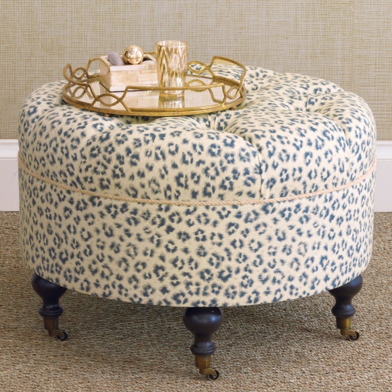 Animal Print Ottomans | Foter