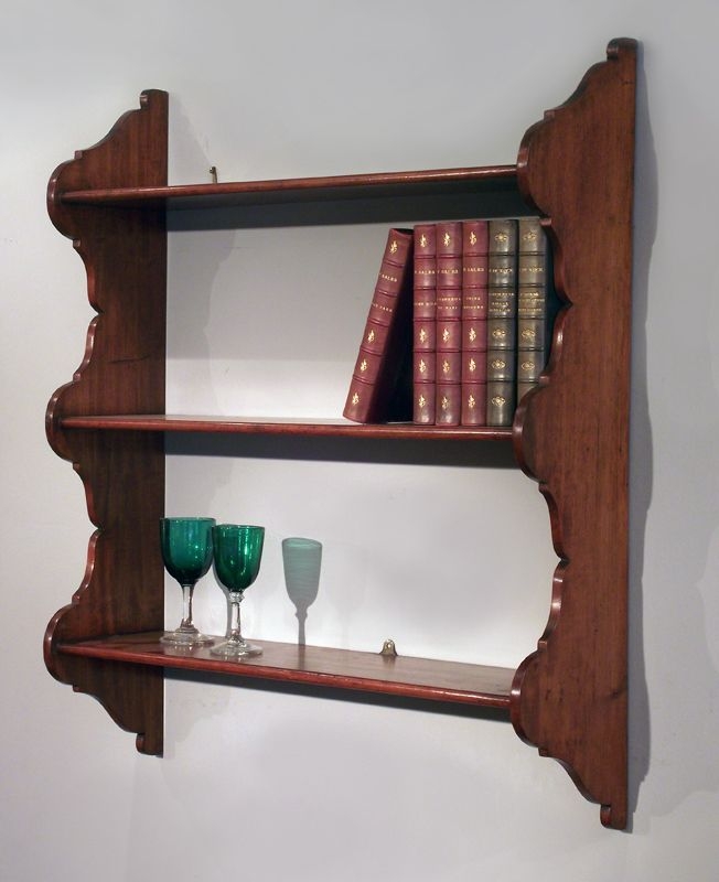 Antique Rosewood Victorian Wall Shelves