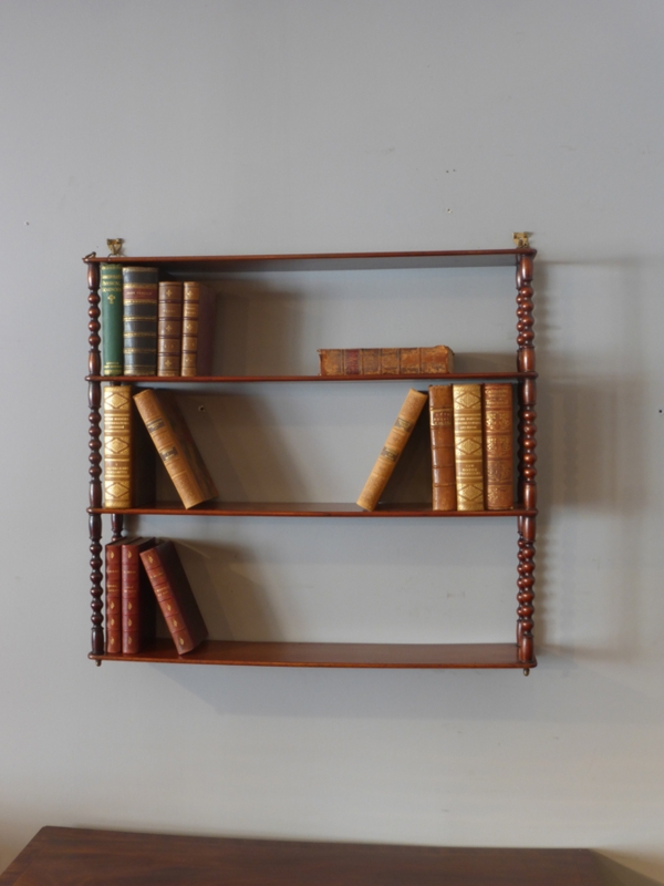Antique wall shelves, turned shelves, victorian shelving unit : Wall ...