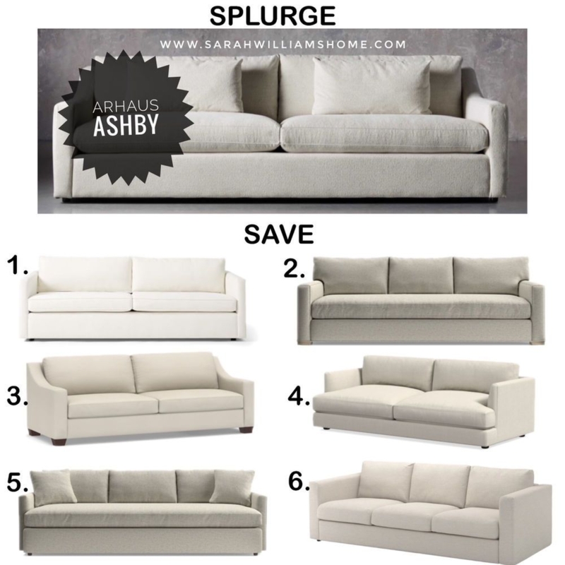 Arhaus Ashby Sofa Dupes Splurge vs Save Options