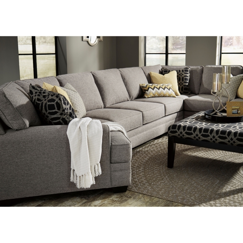 Benchcraft Cresson Modern Gray 4-Piece Sectional Sofa