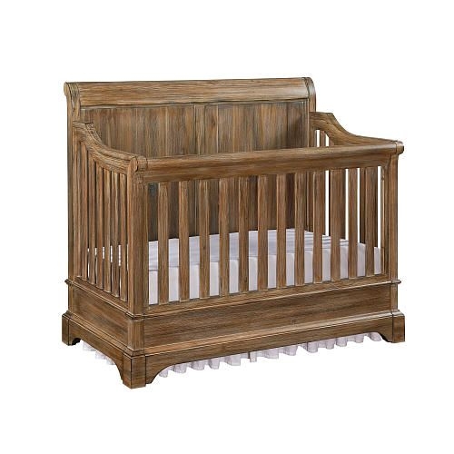 Bertini Pembrooke 4-in-1 Convertible Crib - Natural Rustic | Cribs ...