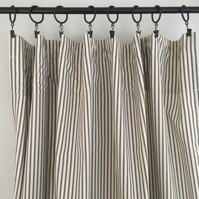 Ticking Stripe Curtains
