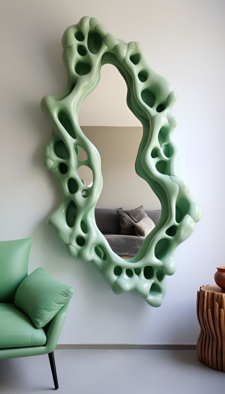 Blob Mirror | Funky mirrors, Funky mirror, Cool mirrors