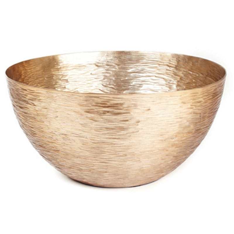 Bovi Home 16-Inch Gold Decorative Deep Bowl