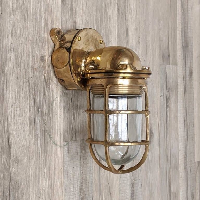 Brass Nautical Wall Sconce Lighting Fixture