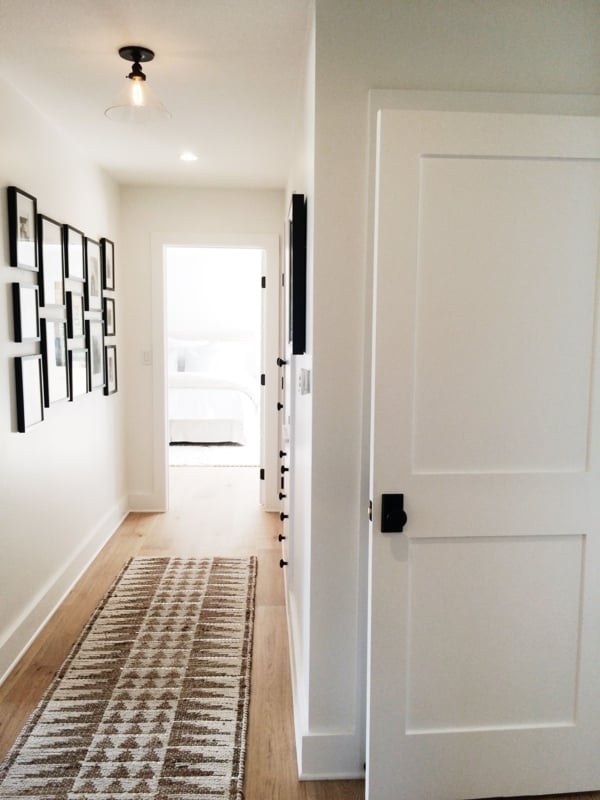 Bright Modern Farmhouse Interior Doors and Hallway