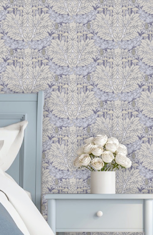 British Arts & Crafts Movement Craftsman Wallpaper