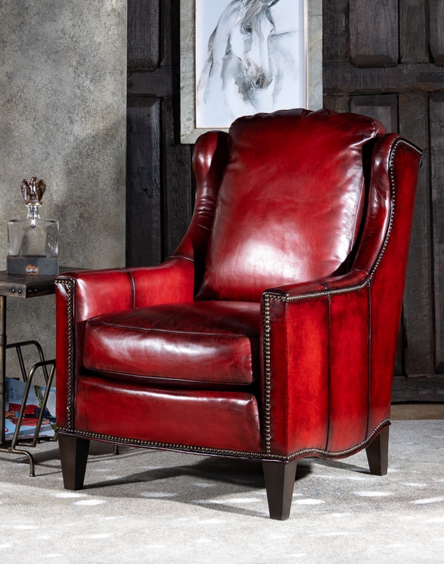Red Leather Chairs