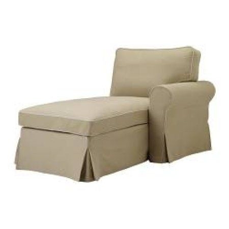 Chaise Slipcover | Chaise lounge slipcover, Slipcovers, Ikea ektorp