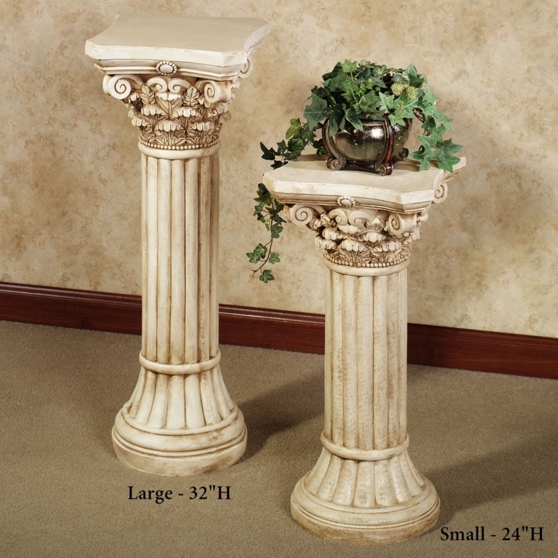 Classic Corinthian Indoor Outdoor Display Pedestal Columns