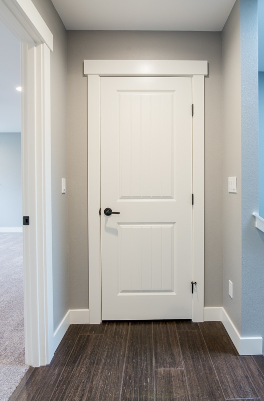 Classic White Farmhouse Interior Door Design