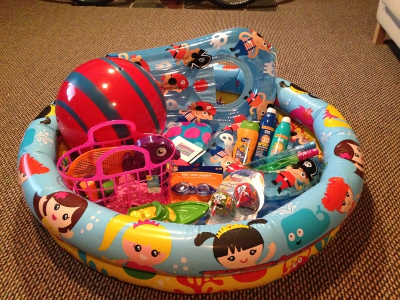 Colorful Kids' Inflatable Swimming Pool Gift Set