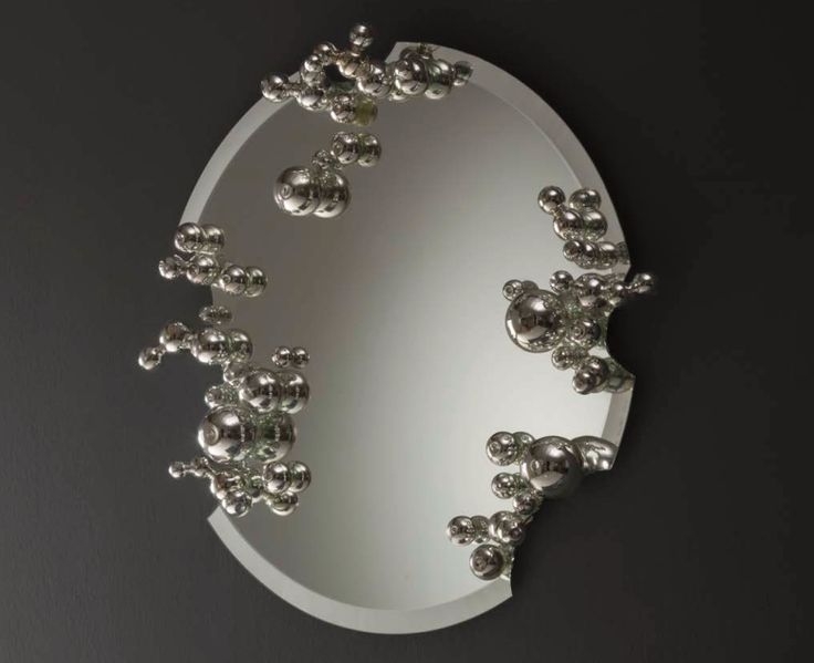 Contemporary Bubble Cluster Mirror Design