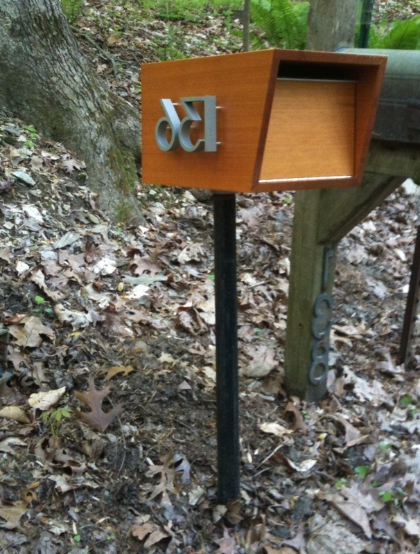 contemporary curbside mailbox spaces midcentury with modern ...