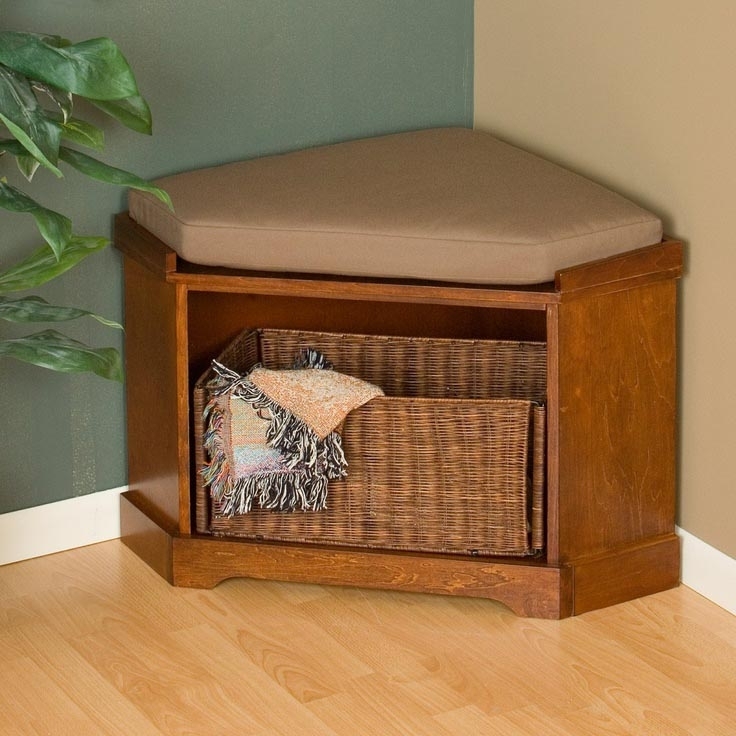 Corner Shelf With Baskets | Best Decor Things