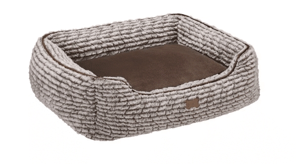 Cozy Chevron Pattern UGG Dog Bed for Pets