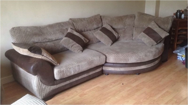 Cozy Deep Cuddle Sectional Sofa with Cushions