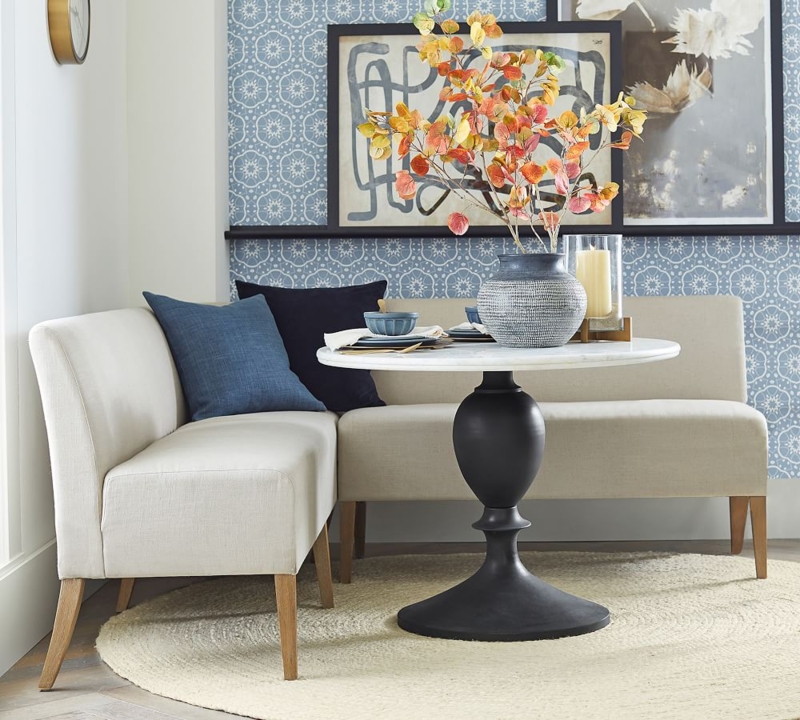 Cozy Modular Upholstered Banquette Seating Area