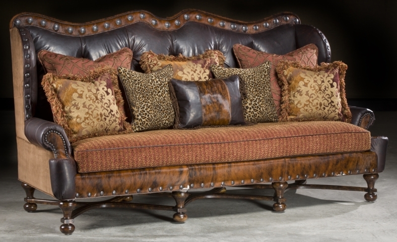 Custom High-End Western Style Leather Sofa