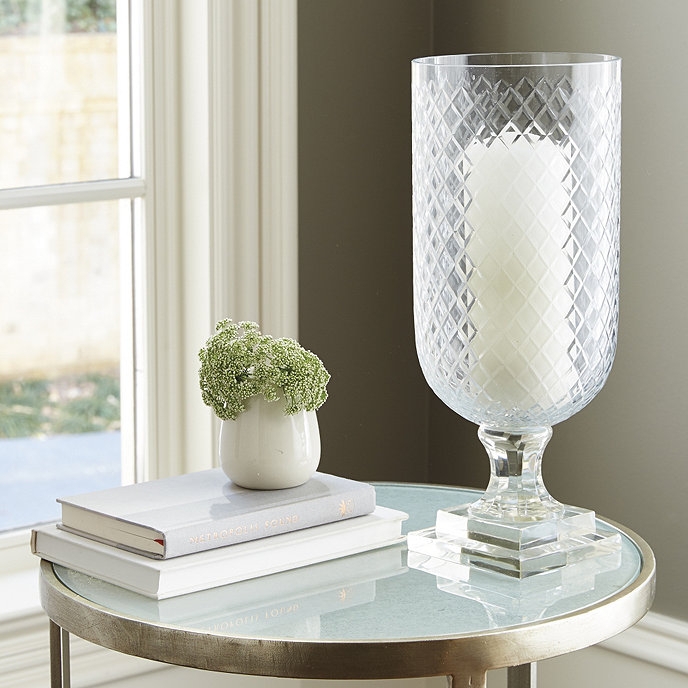 Cut Glass Pedestal Vase | Ballard Designs
