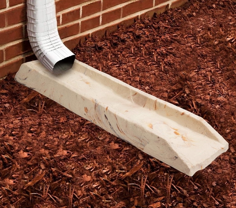 Decorative Downspout Extender for Garden Protection