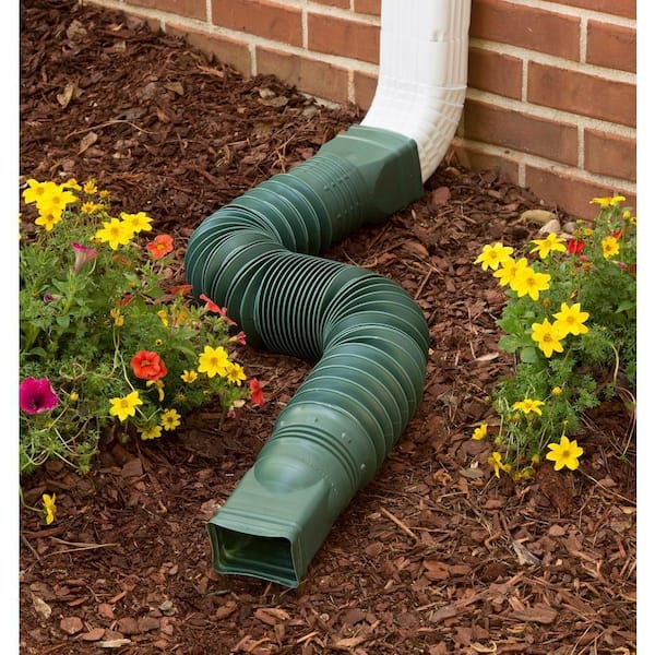 Decorative Gutter Downspout Extensions for Landscaping