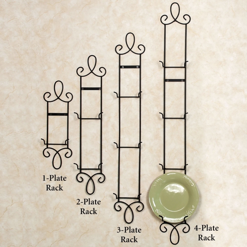 Decorative Vertical Wall Plate Rack Collection