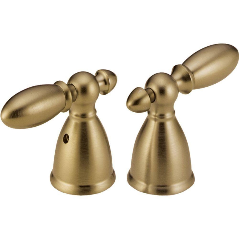 Delta Victorian Lever Handles Champagne Bronze