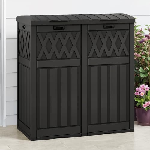 Durable Outdoor Garbage Bin Cover for Patio