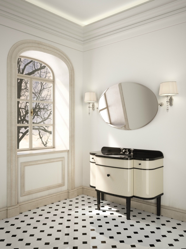 Elegant Art Deco Bathroom Vanity Design