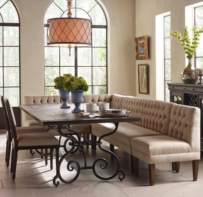 Elegant Artisan's Shoppe Rectangular Dining Table Set