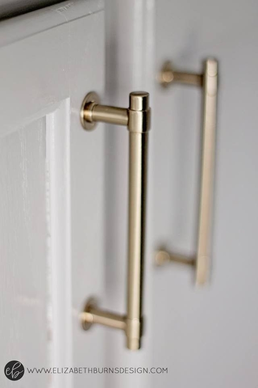 Elegant Champagne Gold Brushed Door Handles