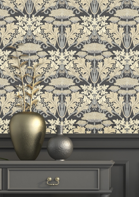 Elegant Craftsman Wallpaper Inspired by British Arts & Crafts