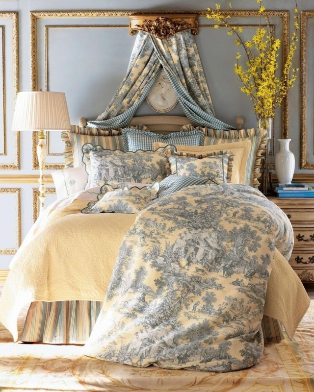 Elegant Cypress Toile Duvet Cover Bedroom Decor