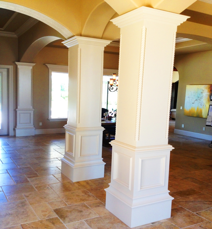 Elegant Decorative Interior Pillars and Columns Design