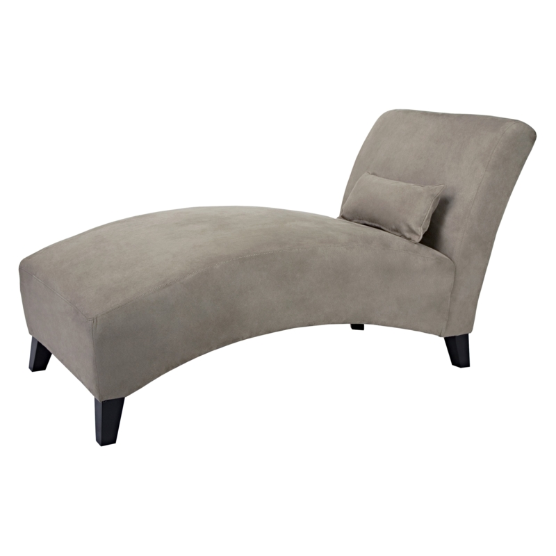Elegant Gray Indoor Chaise Lounge Slipcover Design