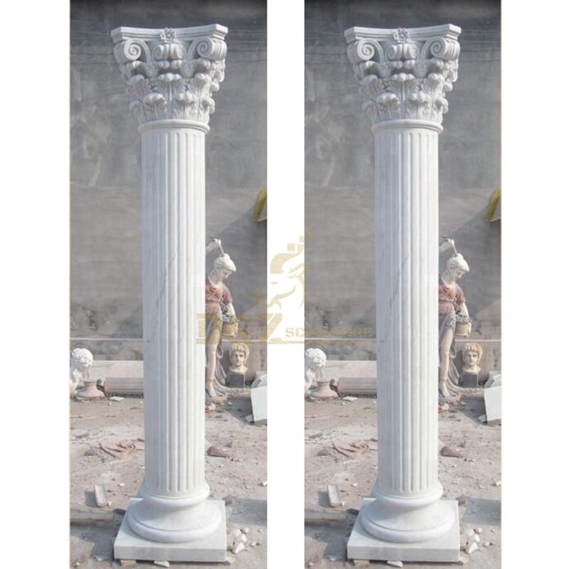 Elegant Marble Corinthian Decorative Columns