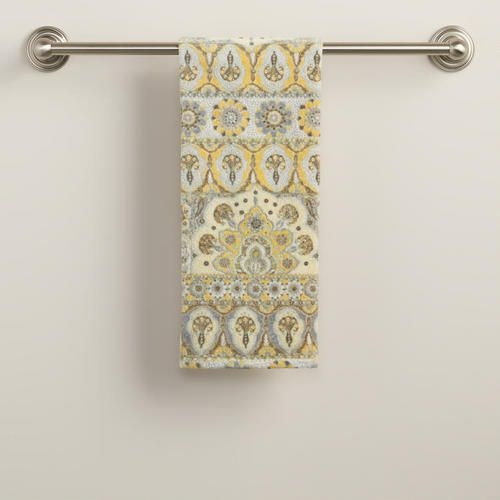Elegant Patterned Hand Towels for Powder Room Decor