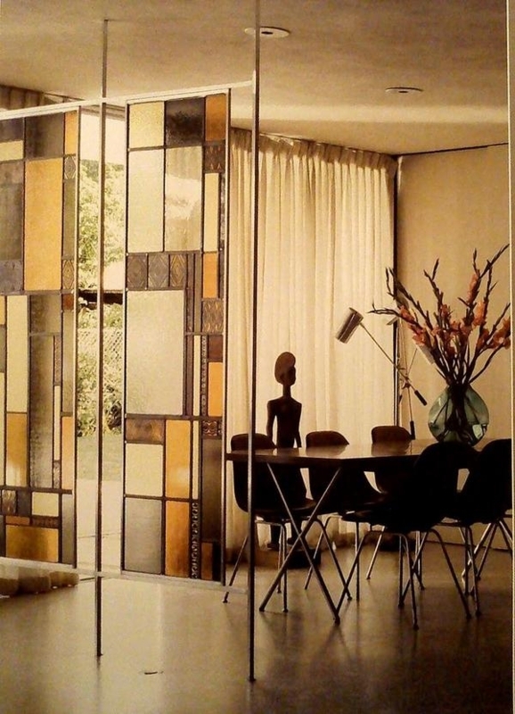 Elegant Stained Glass Room Dividers for Modern Interiors