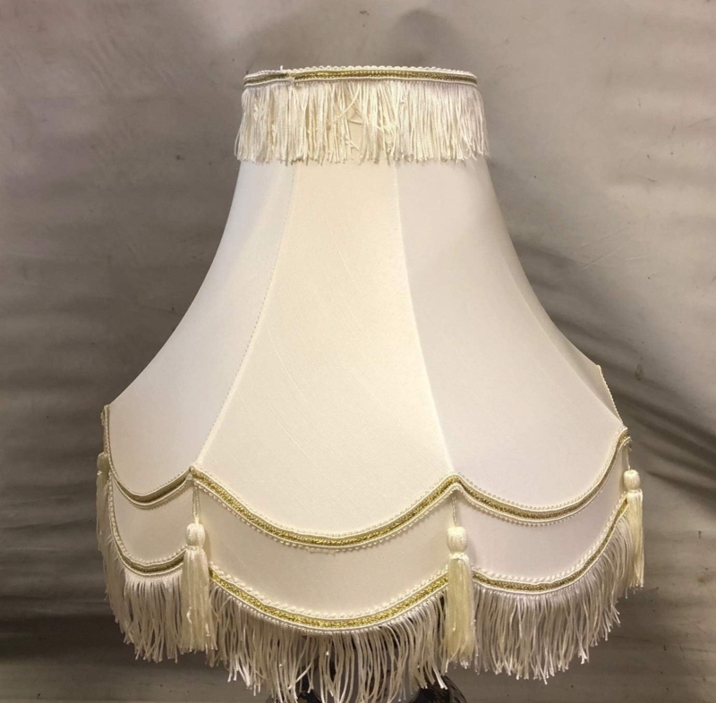 Elegant Victorian Style Lamp Shade with Tassels