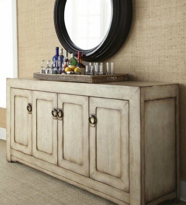 Elegant Vintage Extra Long Sideboard Buffet