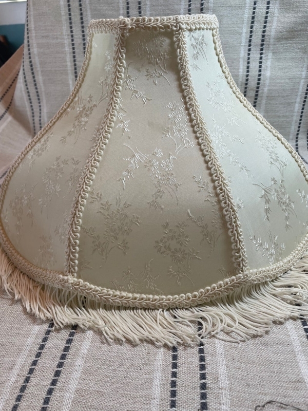 Elegant Vintage Victorian Style Lamp Shade with Fringe