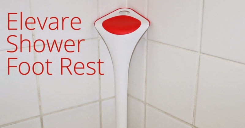 Elevare Shower Foot Rest for Comfortable Showering