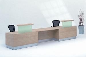 Evolution 2 Person DDA Reception Desk Straight: Amazon.co.uk: Kitchen ...