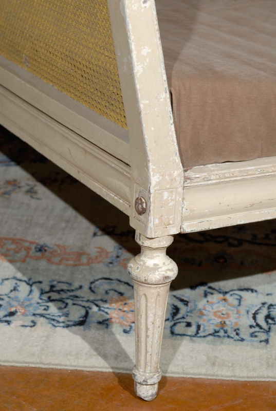 French Cane Daybed at 1stDibs